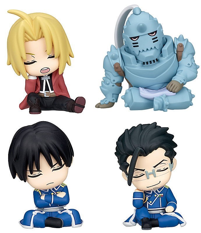 Shoulder Zun Fig. Fullmetal Alchemist Complete Set Capsule Toy