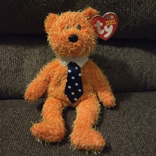Ty Beanie Baby Pappa The Bear With Tag Retired DOB June 15th 2002