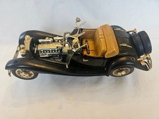 Burago 1936 Mercedes Benz 500K Roadster - Black - Diecast - 1:18  3020 Unboxed