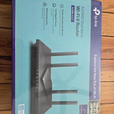 TP-Link AX1800 Works with Alexa Dual Band Gigabit Router - Black