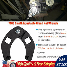 Small Adjustable Gland Nut Wrench 7463 for Hydraulic Cylinders From 1 to 3-3/4"