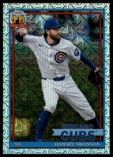 2026 Topps Series 1- 1991 Topps Chrome Silver Pack Mojo Dansby Swanson #91C-7