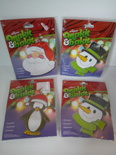 Lot 4 Makit & Bakit Christmas Suncatcher Orna...