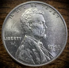 1943-S Lincoln Wheat Penny Cent Uncirculated #5
