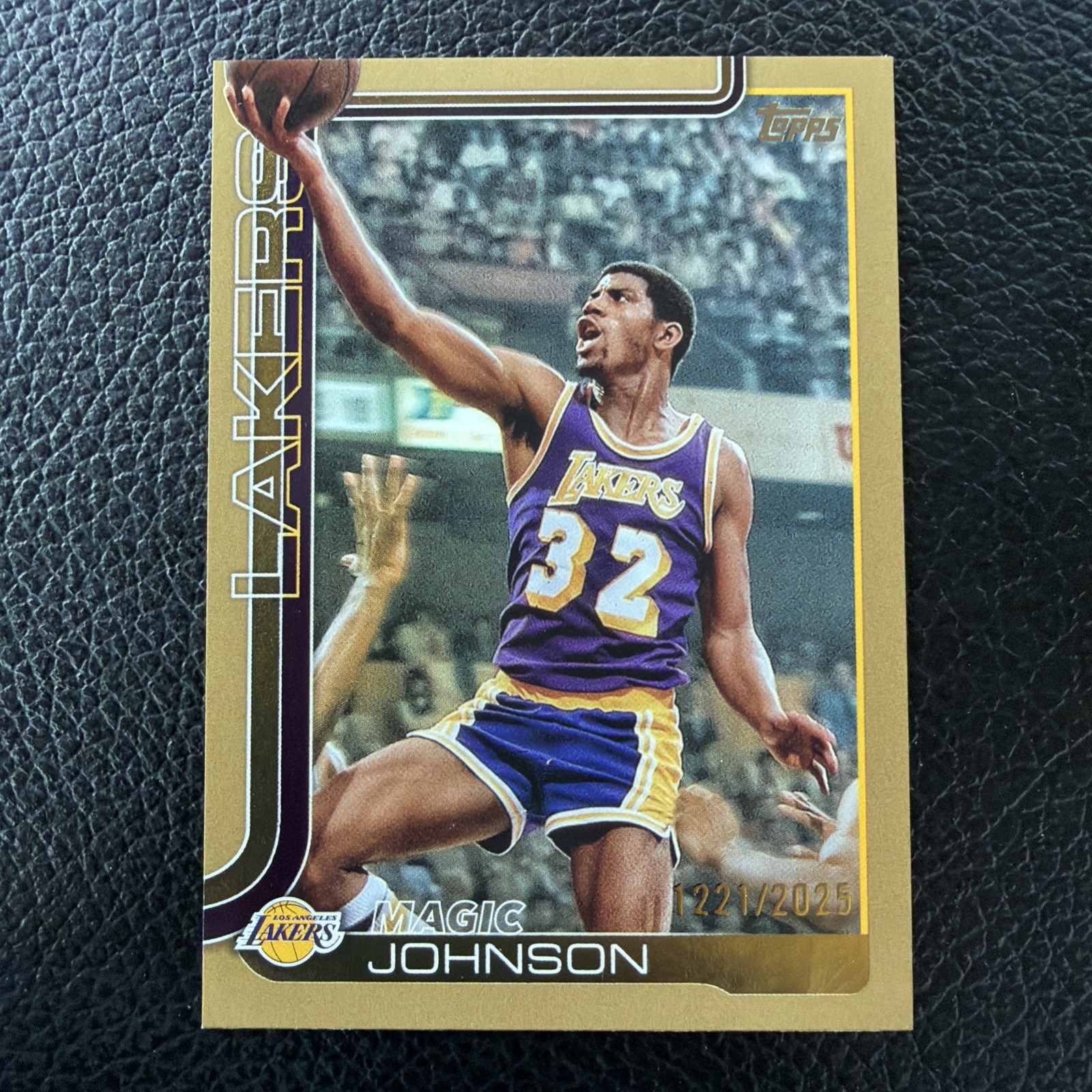 2025-26 Topps Basketball Magic Johnson  Gold /2025  #255 Los Angeles Lakers