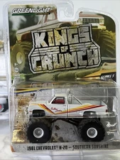 GREENLIGHT KINGS OF CRUNCH 1981 CHEVROLET K-20 SOUTHERN SUNSHINE WHITE I12
