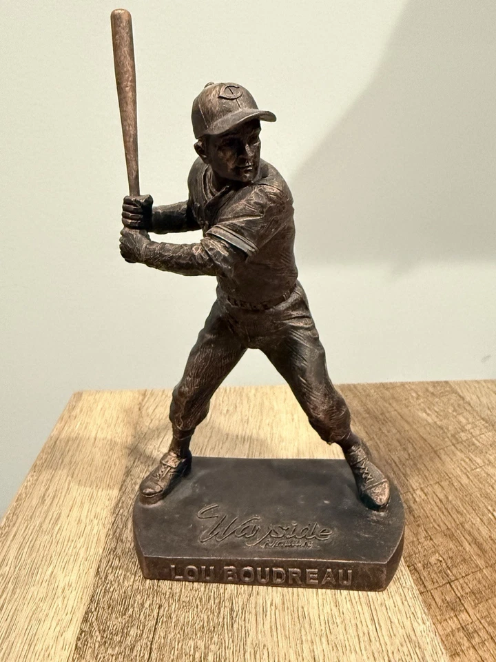Cleveland Indians Lou Boudreau Bronze Statue SGA 8/5/17 - Image 2 of 3