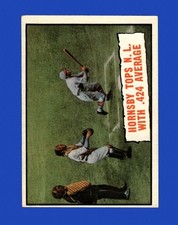 1961 Topps Set-Break #404 Rogers Hornsby .424 EX-EXMINT *GMCARDS*
