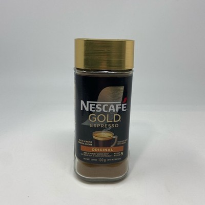 NESCAFÉ Gold Espresso Original Instant Coffee 100g Jar Black/Gold