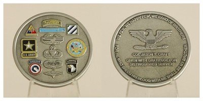 Col Jason T. Craft Band of Brothers Challenge Coin 1#1