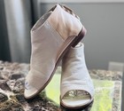 Kelsi Dagger 8 Sandals Brooklyn Ruby Ankle Booties Leather Open Toe Flats — photo 1