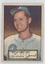 1952 Topps Eddie Joost (Black Back) #45 0z0n