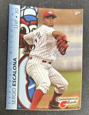 2008 Multi-Ad Sports Sergio Escalona Minor League Rookie Card (RC) #9 Blue Claws. rookie card picture