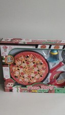 Pizza Party Playset with Pizza Slices, Cutter, Spatula, Spice Shaker