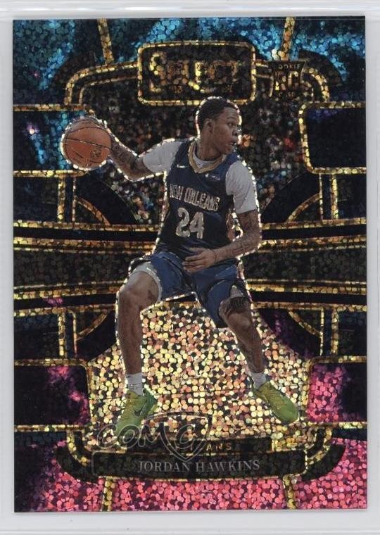 2023-24 Panini Select Concourse Cosmic Prizm Jordan Hawkins #72 Rookie RC