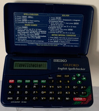 Seiko Oxford English Spellchecker ER1000 Crossword & Anagram Solver 7 Word Games