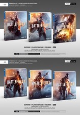 PS4 PS5 / STEELBOOK BATTLEFIELD 1 Custom Slipcover / Sleeve 6 Styles