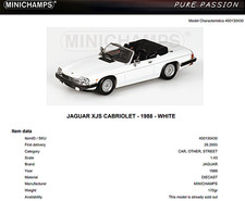 Minichamps Jaguar Xjs Spider 1988 1:43 130430