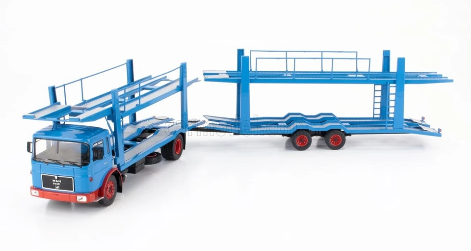 MODELLINO CAMION STATICO DIECAST IXO MAN BISARCA 1970 BLU MODELLISMO SCALA 1:43 - Immagine 3 di 4