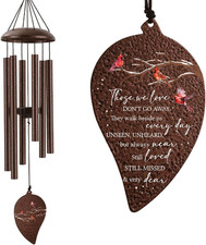 Memorial Sympathy Wind Chimes for Loss of Loved One 32'', Cardinal Wind Chimes i