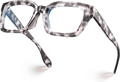 Chunky Square Blue Light Blocking Glasses with anti Computer Glare for Working W