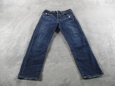 Levi's 501 Jeans Womens W27 L26 Medium Blue High Rise Straight Stretch Denim