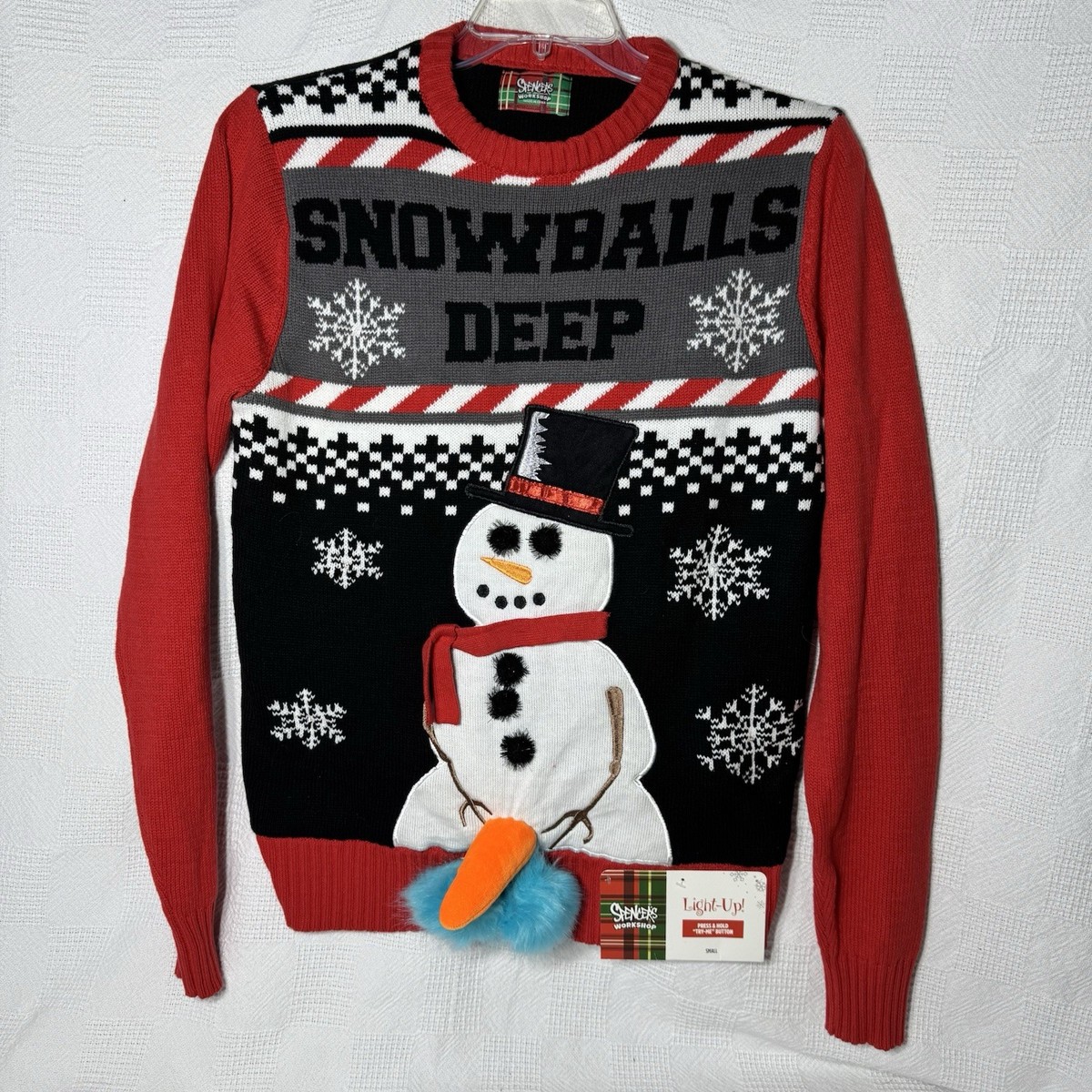 Snowballs Deep Snowman Balls Ugly Christmas Sweater Spencer's