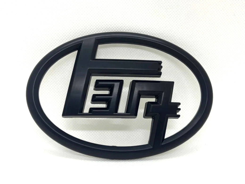 JDM Toyota Front Rear Emblem 5.9x3.9inch 15x10cm Japanese Katakana