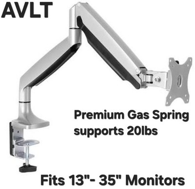 AVLT Single Monitor PC TV Desk Mount Fits 13''-32'' 20lbs Capacity AVLT-DM03-1