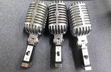 3 Shure 555H vintage Microphone