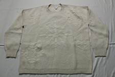 Maurices Women's Crochet Mix Relaxed Fit Sweatshirt AP2 Oatmeal Heather Size: XS