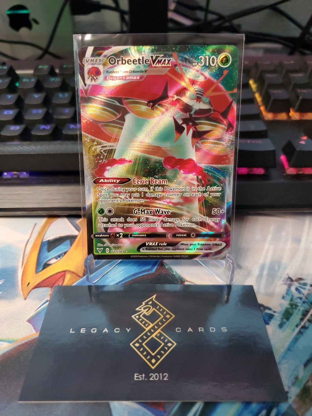 Orbeetle VMAX 021/185 - SWSH: Vivid Voltage Ultra Rare - Pokémon TCG (NM)
