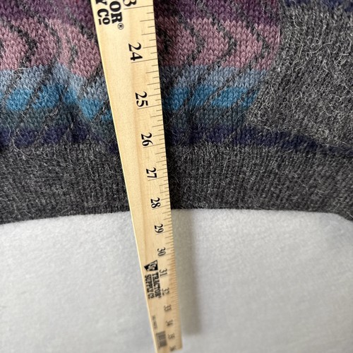 D’Stylo 100% Alpaca Wool Sweater Mens Size XL Masterpiece Grandpacore Y2K Vibe - Picture 3 of 7