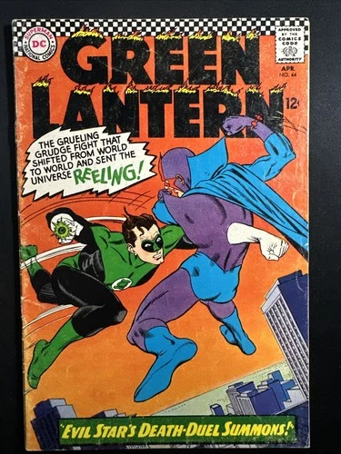 GREEN LANTERN #44 1966 Vintage Silver Age DC Comics 1st Print Good *A12