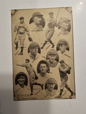 Braves 1930 Team Picture Bill McKechnie Al Spohrer Johnny Neun Ben Cantwell B