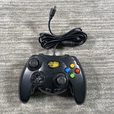 Vintage Mad Catz Xbox Controller Black Wired Control Pad For Microsoft Xbox