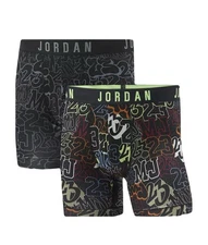 NWT. Jordan. 2 Pack. Flight Cotton Stretch  Boxer Briefs. Blue. MRSP. $38.00
