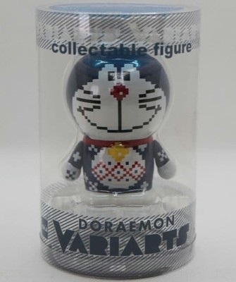 Doraemon Figure Nordic Pattern ATBC-PVC 75mm Collectible Used