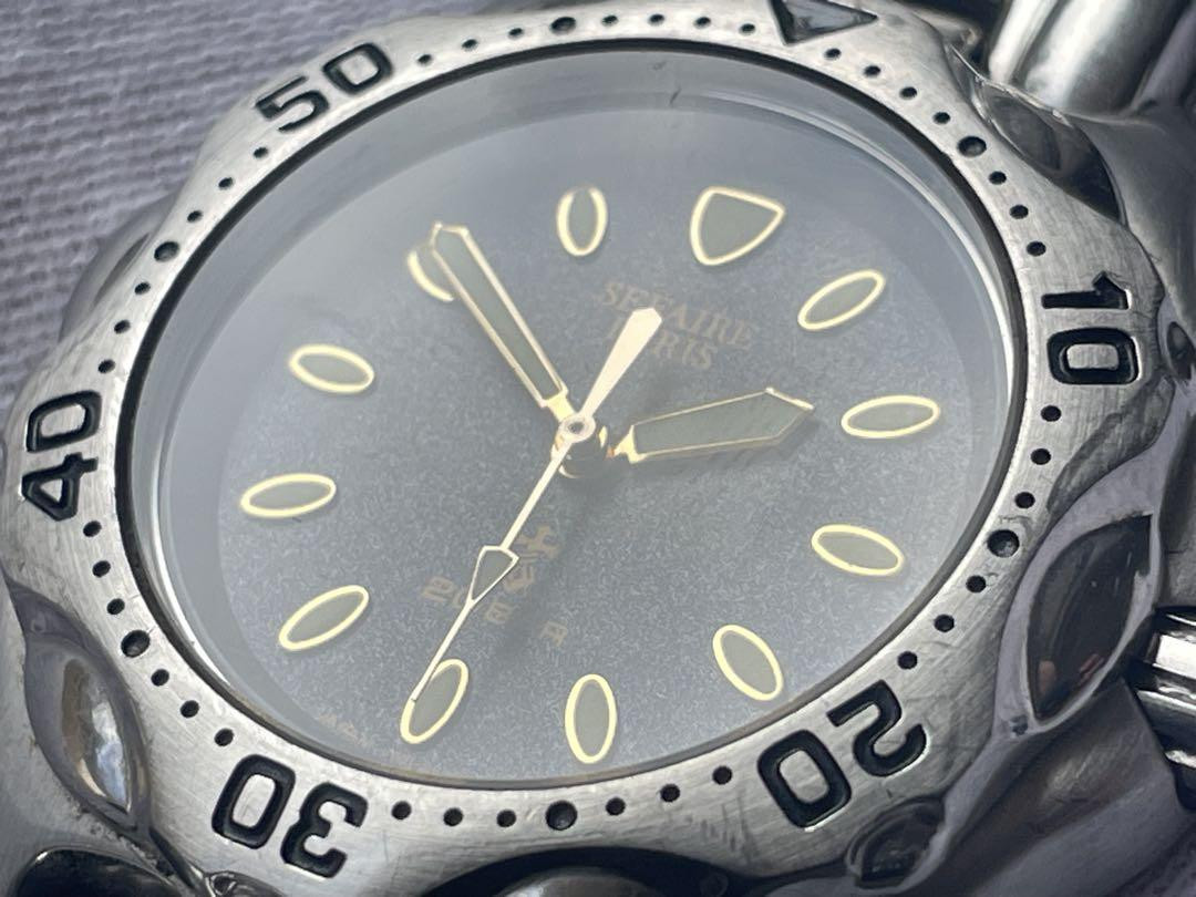 時計 SEIKO ALBA SEFAIRE V701-TY50 SCUBA DIVER SEIKO ALBA Sefaire V701-TY50 Mens Quartz Scuba Diver 200M