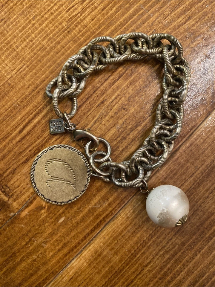 Pulsera John Wind Inicial Oro Y Pulsera John Wind Inicial Plata - Juego (A) Foto 4 de 4