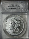 2021-D $1 Morgan Silver Dollar ANACS MS-70 Advance Release