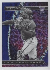 2021 Panini Chronicles Titan Blue Velocity Prizm Luis Campusano #18 1ar2