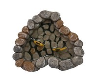 KrippenzubehöR Gartenteich Fische 12X13 Cm Polyresin Deko Figur