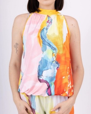 MISSY Top  Color Flow  - Strass & Glitzer - Hingucker - Musthave - Mega - NEU