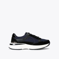 Carvela Presto Ladies Trainers Womens Sneakers Navy Suede UK7 EUR40 RRP £139