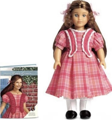 Retired/Rare VHTF American Girl Mini Doll Marie Grace 6''  2011 With Book