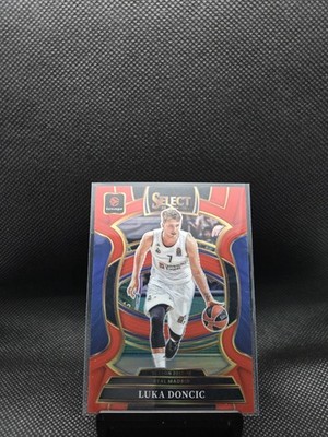 Luka Doncic 2025-26 Panini Select EuroLeague #19 Concourse Red Prizm /199