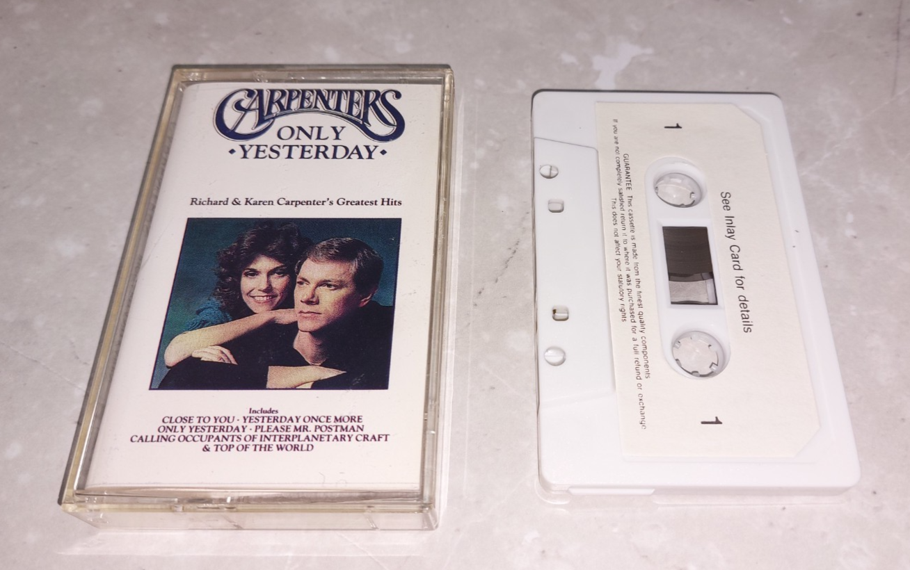Carpenters – Only Yesterday (Richard & Karen Carpenter's Greatest Hits) Cassette