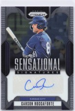 Carson Roccaforte 2025 Panini Prizm #SS-CR Sensational Signatures Auto