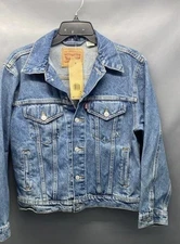 Levi’s Ex-Boyfriend Trucker Denim Jacket Women’s Size S NWT